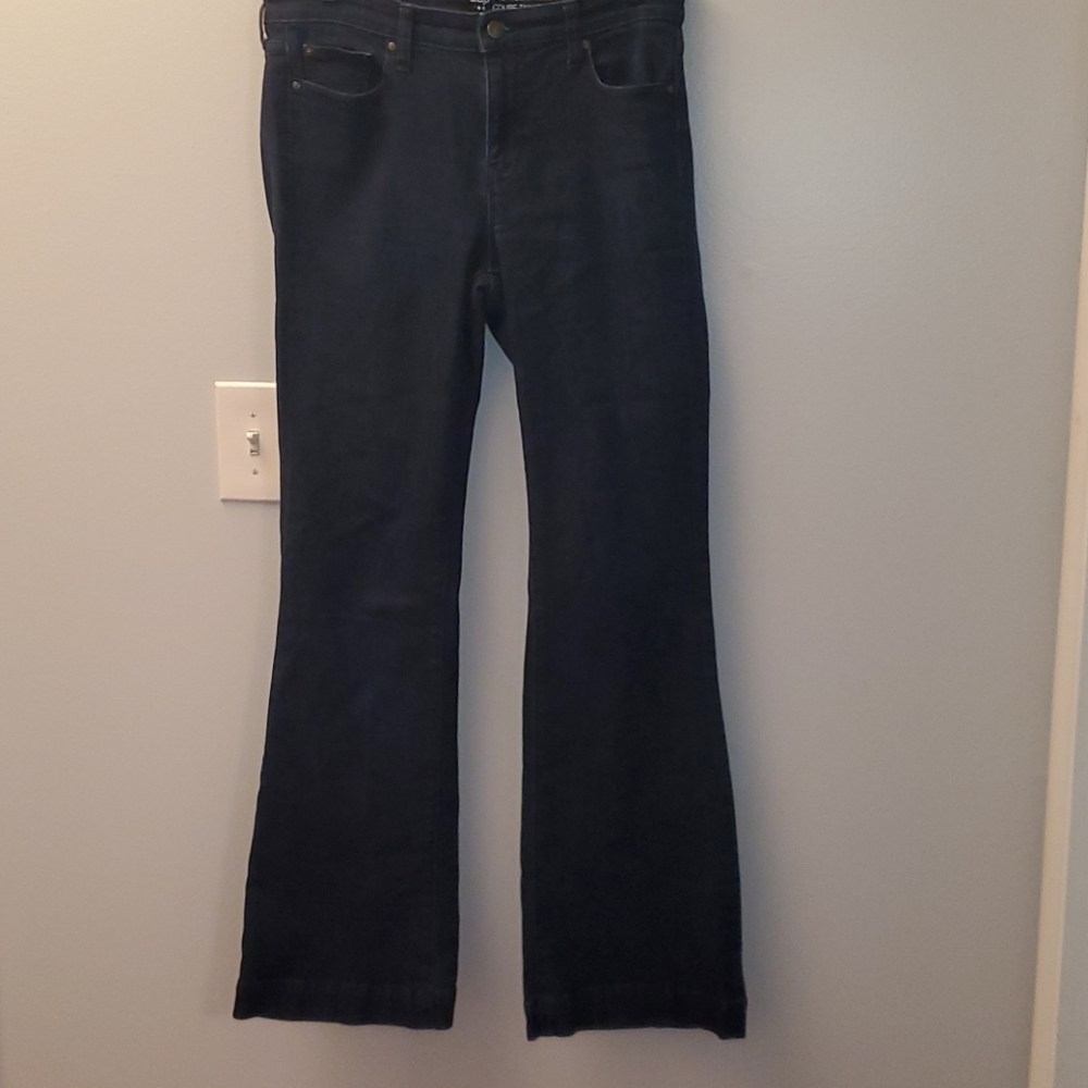 Gap mid rise trouser dark blue wash